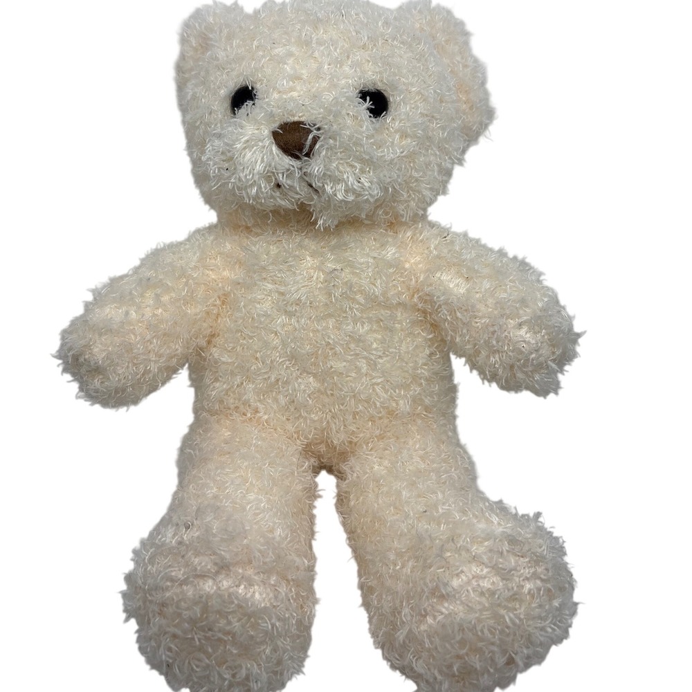 Cream Teddy Bear Plush Stuffed Animal Soft Cuddle Toy 10 Inch